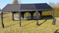 Pronájem party stanu 4x6m / černý