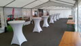Pronájem: Bistro  stůl 80cm + bílý potah + ochranná deska