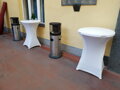 Pronájem: Bistro  stůl 80cm + bílý potah + ochranná deska