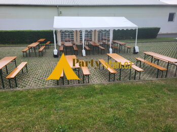 Pronájem party stanu a pivních setů / Lovosice