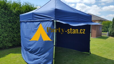 Pronájem: nůžkový stan 3x3m - modrý