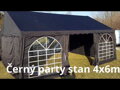Pronájem party stanu 4x6m / černý